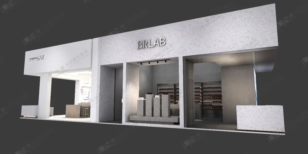 BRLAB & ISHIBUYALAB展臺(tái)設(shè)計(jì)效果圖